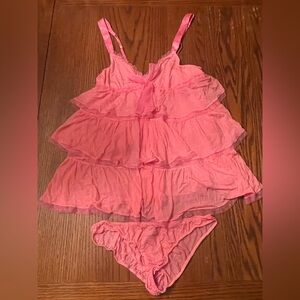 Victoria’s Secret Chemise Set; Large